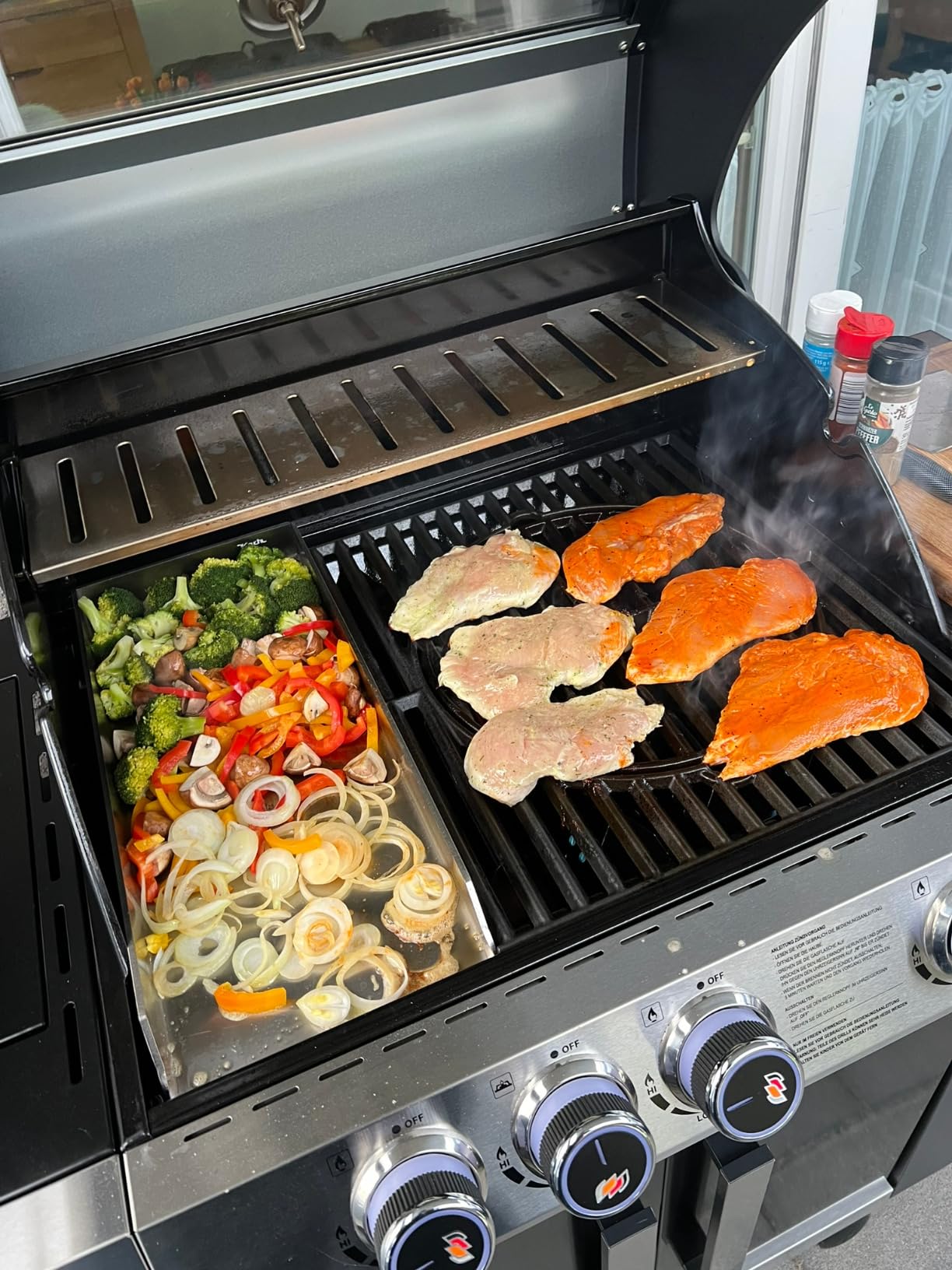 KOCH Plancha Grillplatte – Edelstahl V2A, 30 X 20 X 4 Cm, 2,7 Kg, Für Grill & Ofen, Made In Germany