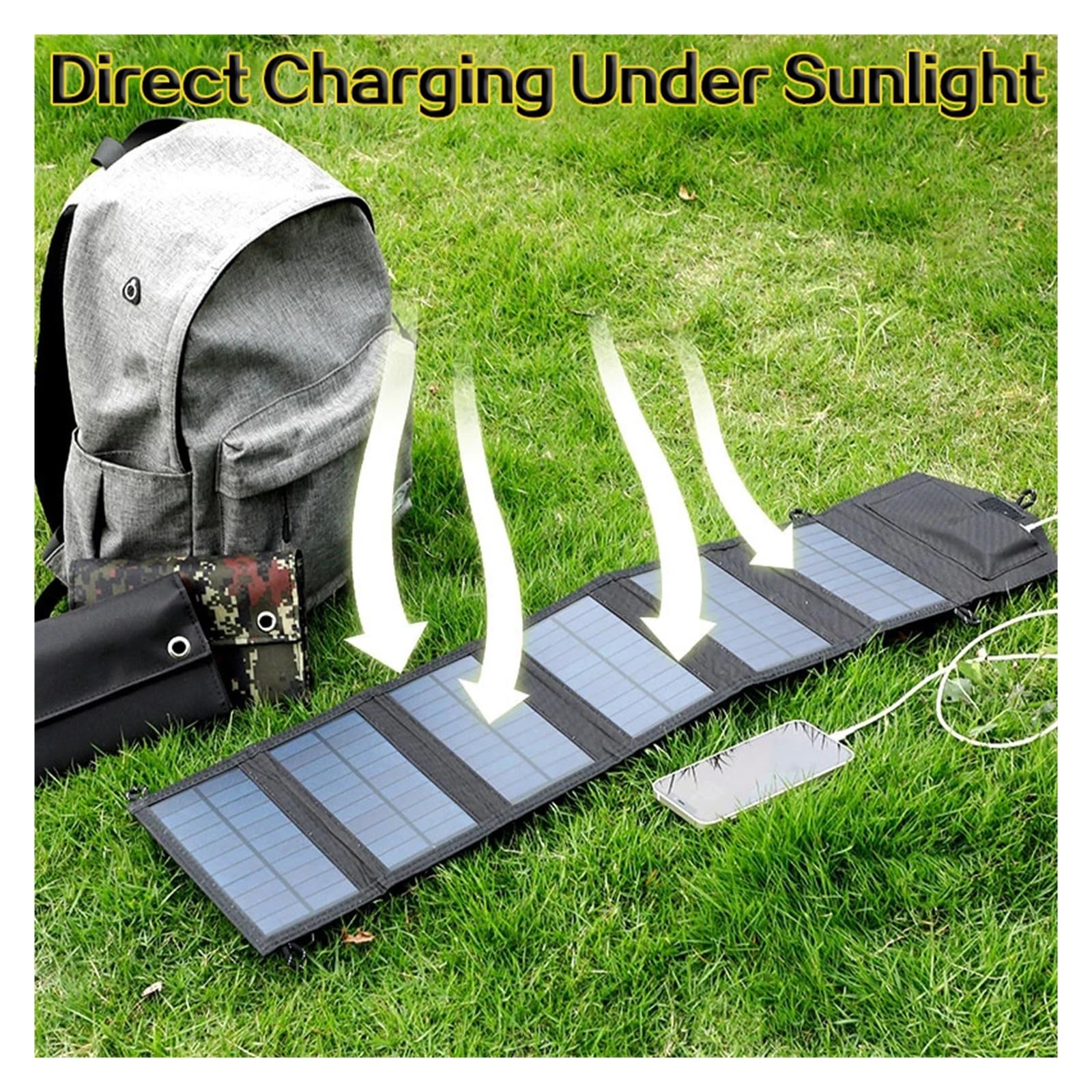 Panel Solar Plegable De 6 Paneles 20W/800W