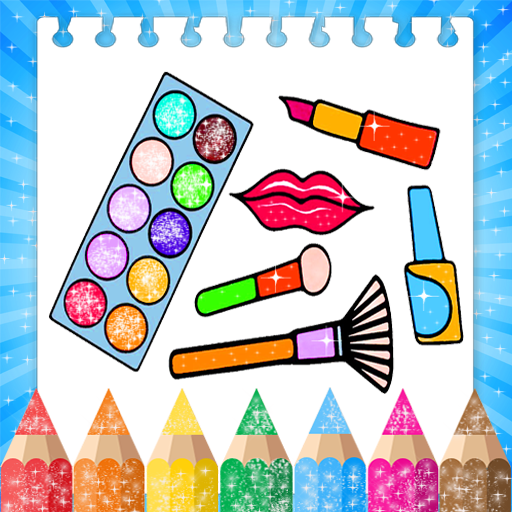 Coloring Book Glitter MakeUp