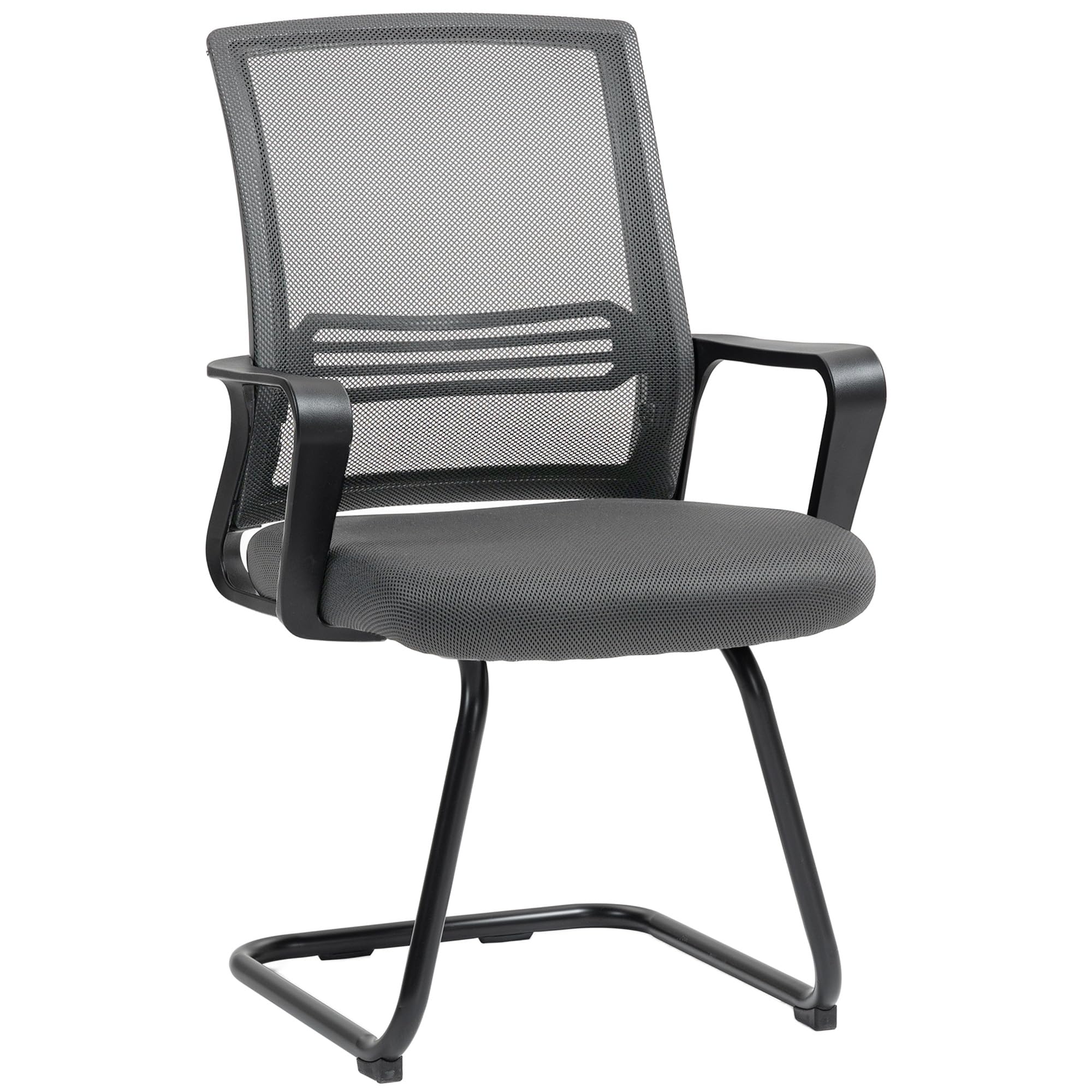 HOMCOM Ergonomic Desk Chair Meeting Office Chair, Dark Grey