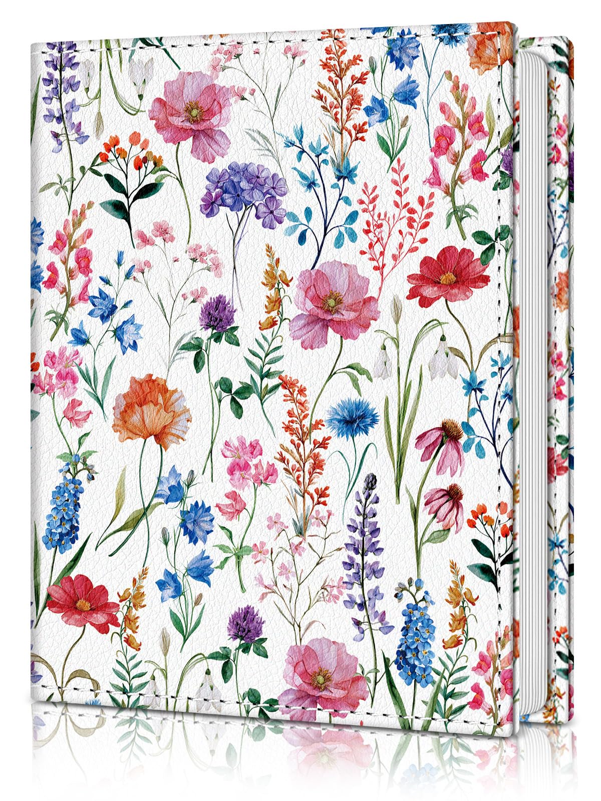 Photo Album 4x6, Small Picture Book Colorful Wildflowers Floral