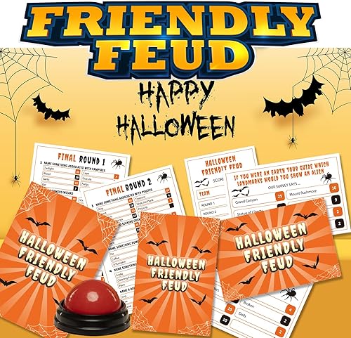 Miniatura 5 de BEUFSE Juego de peleas amigable para Halloween, suministros de juego de Halloween, juegos de Halloween para adultos y adolescentes, prueba de