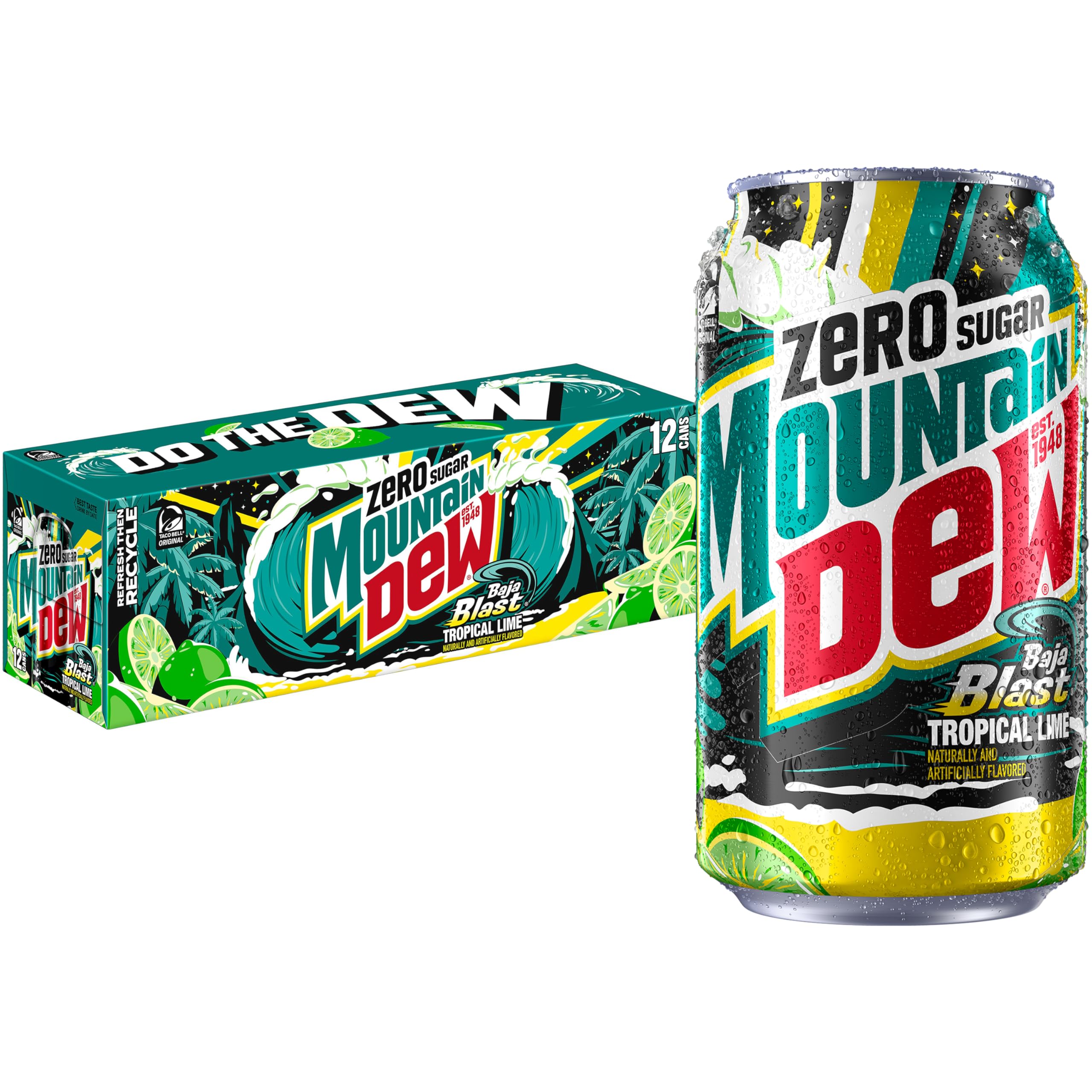 Baja Blast Zero Sugar 12oz 12pk