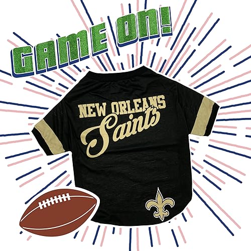 Miniatura 7 de NFL New England Patriots - Camiseta para perros y gatos, talla L. Camiseta de fútbol americano para fanáticos del equipo de la NFL. Nuevo y