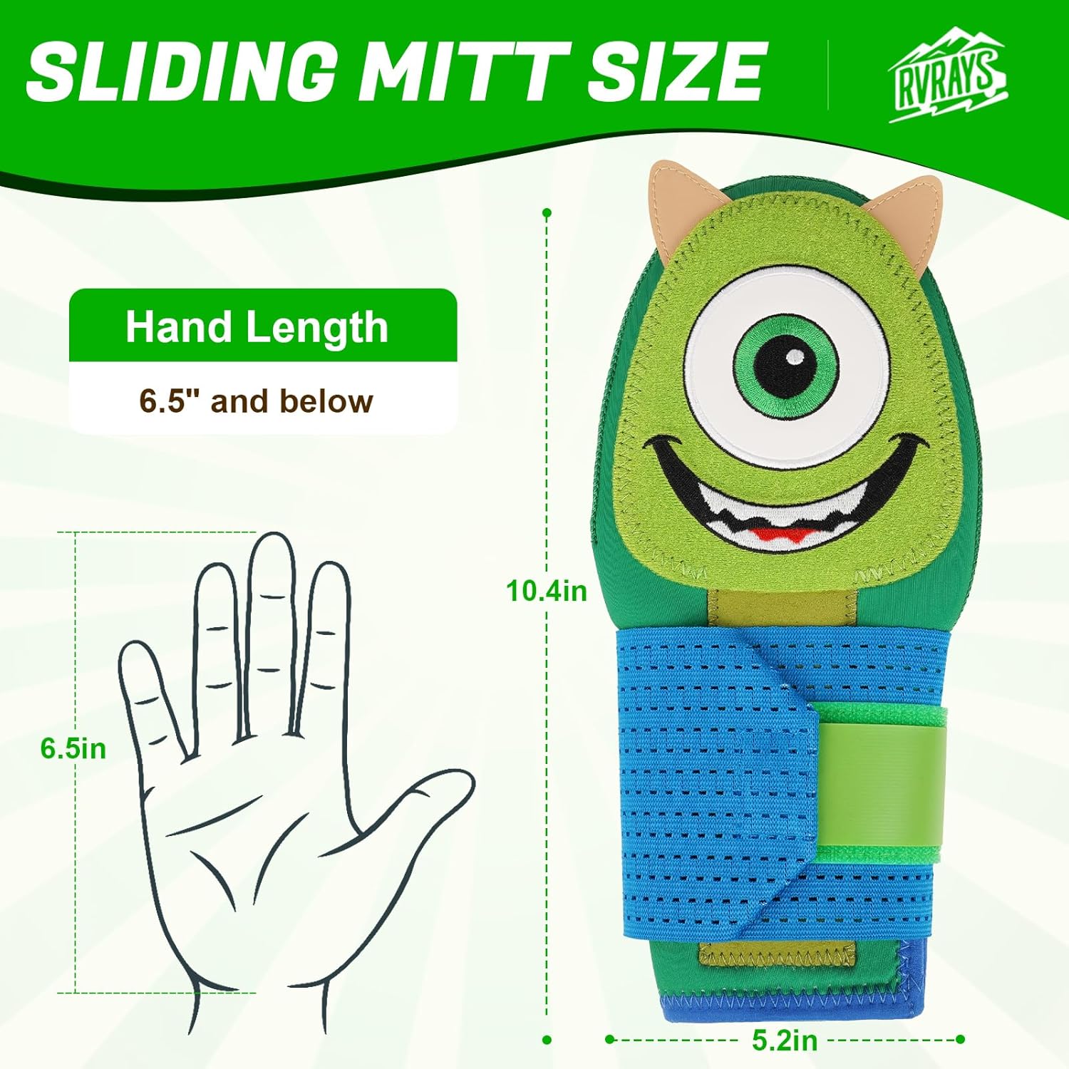 Baseball Sliding Mitt - Sliding Mitt for Youth - Drippy Drip Accessory Gingerbread Man, Coco, Scary HaHa - Softball