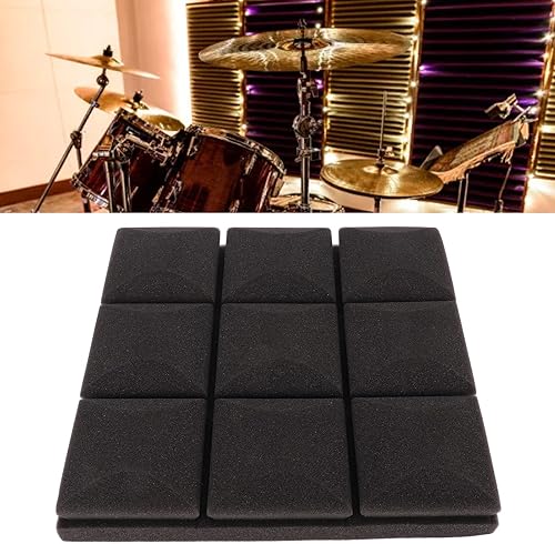 Miniatura 8 de 10pcs Studio Foam Acoustic Panels Soundproof Wedges High Absorption Sound Dampening Materials