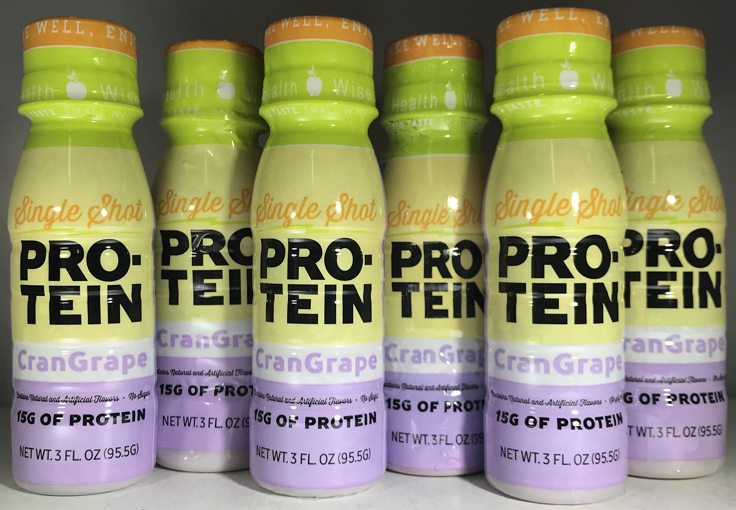 Single Shot Protein - 15g of Protein 6 pack (CranGrape)