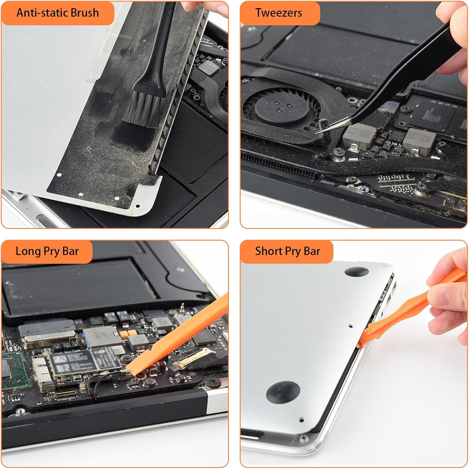ASTARON 17 in 1 Screwdriver Set for MacBook, Repair Tool Kit with T3 T4 T5 T6 T8 P2 P5 PH000 Ph00 Y00 Magnetic Torx Bit & Opening Tool for Laptop, Macbook Air and Pro, Xbox, PS4