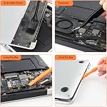 ASTARON 17 en 1 Jeu de tournevis pour MacBook, Kit de réparation avec T3 T4 T5 T6 T8 P2 P5 PH000 Ph00 Y00 Morceau de torse magnétique & Outil d'ouverture pour ordinateur portable, MacBook Air et Pro, Xbox, PS4