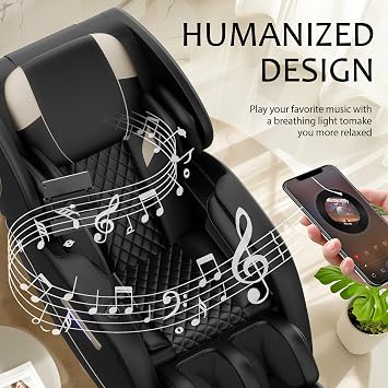 2026 Massage Chair Full Body, Zero Gravity SL-Track Shiatsu Massage Recliner Chair with Body Scan, 6 Fix Point Rollers,Airbags,Deep Yoga Stretch, Heating Function