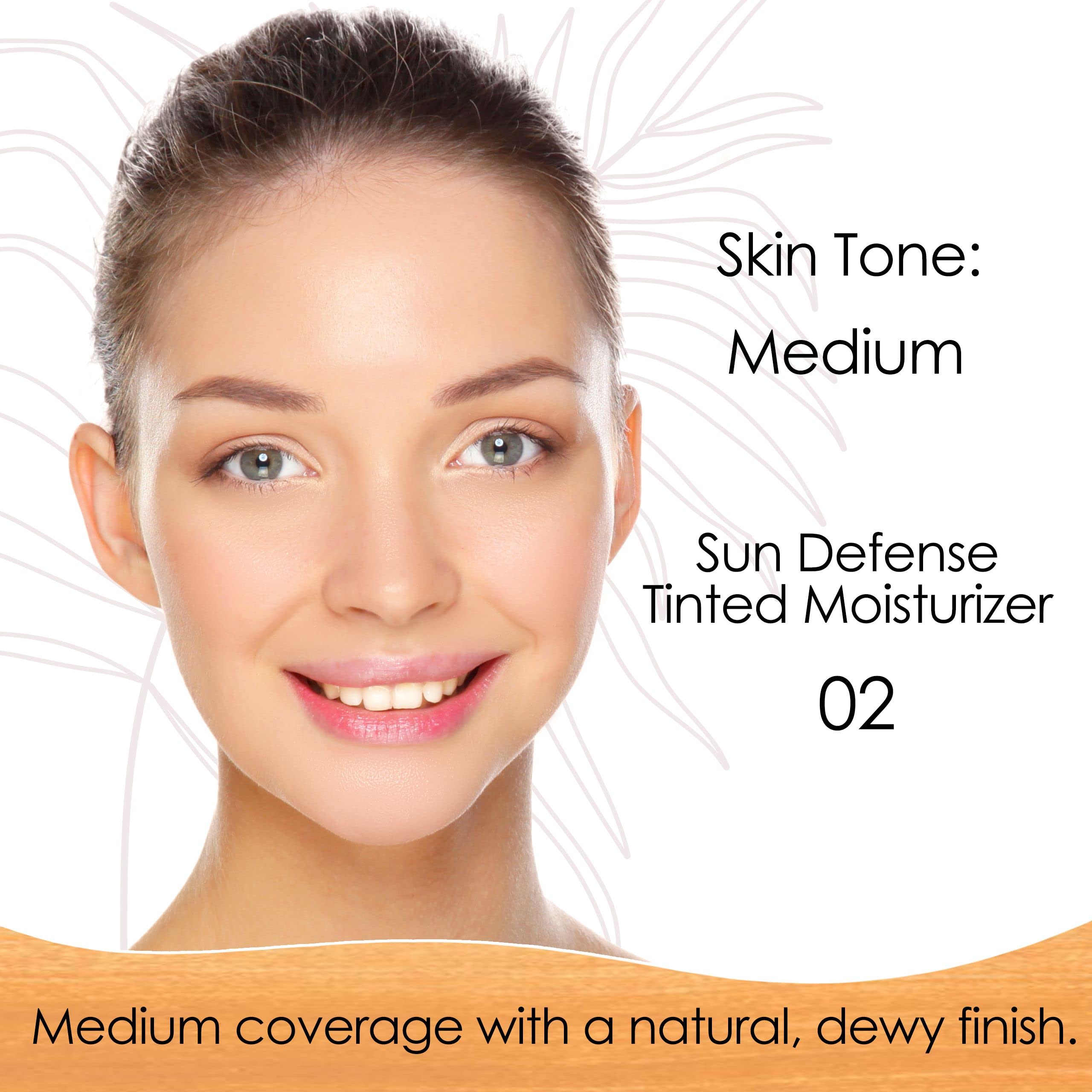 Sun Defense Tinted Moisturizer - Medium by Bodyography for Women - 1 oz Makeup, Cranberry, 28.35 g (Pack of 1) - Image 3