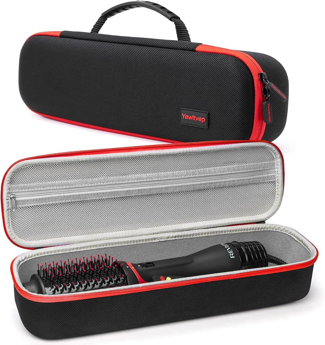 Yewltvep Case for One-Step Volumizer Plus 2.0, Hard Travel Case Fits for One-Step Volumizer Plus, Hair Dryer and Styler Hot Air Brush Storage Organizer, Carrying Box for Hair Dryer Brush(Box Only)