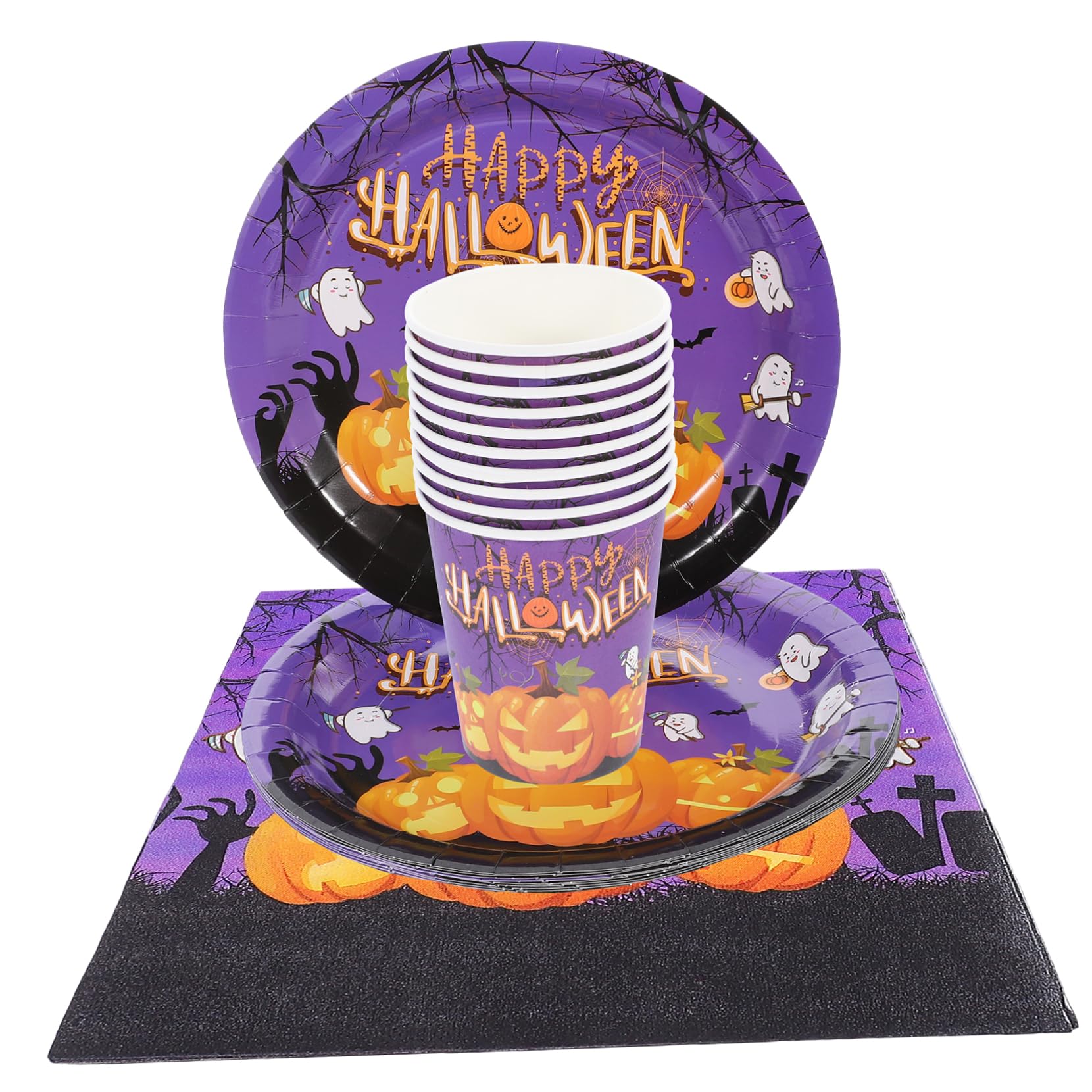 ハロウィン★食器set Amazon | ハロウィン食器セット、金属亜鉛合金スケルトンナイフ