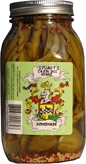 Stuart's Cajun Pickled Green Beans - 2 Quart Jars