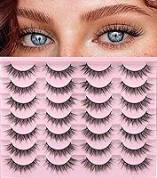 Vista 20 de Kiromiro - Pestañas postizas cortas de estilo de ojo de gato, de aspecto natural, tupidas