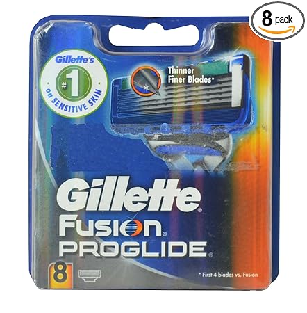 Gillette Fusion ProGlide Blades - 8 Cartridges