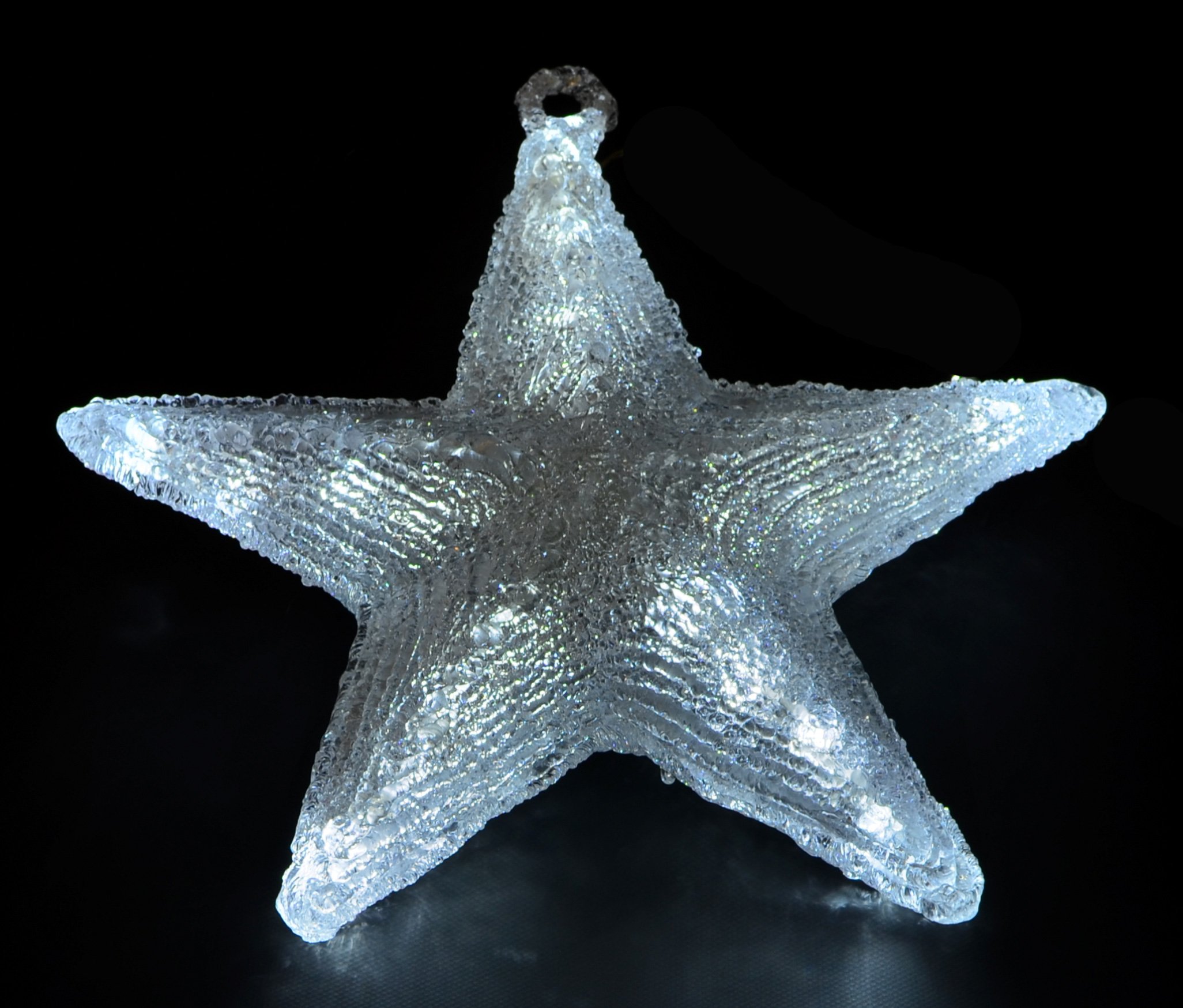 LED Leuchtstern Aus Acryl – 30 Cm, 20 Weiße LEDs, Für Fenster & Innenbereich, Weihnachtsdeko