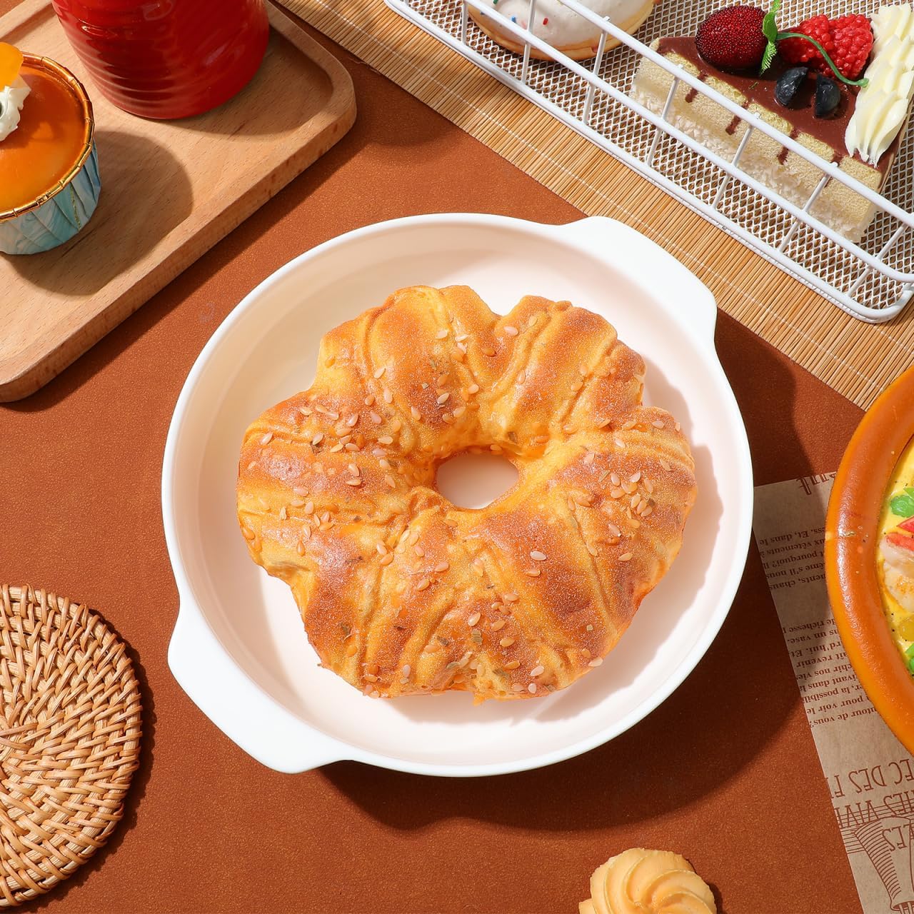 Ceramic Round Baking Pan