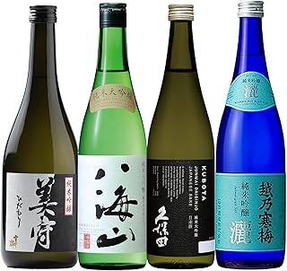 日本酒 ギフト プレゼント 新潟 東北 地酒 飲み比べ お中元 お歳暮 (店長のおすすめ4本セットB)