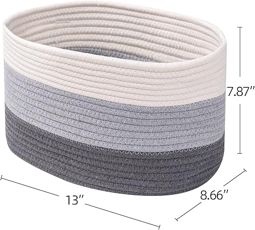 Miniatura 7 de CubesLand Cestas organizadoras de almacenamiento de juguetes para estantes o estantes, cesta tejida para organizar, cesta de decoración para sala de