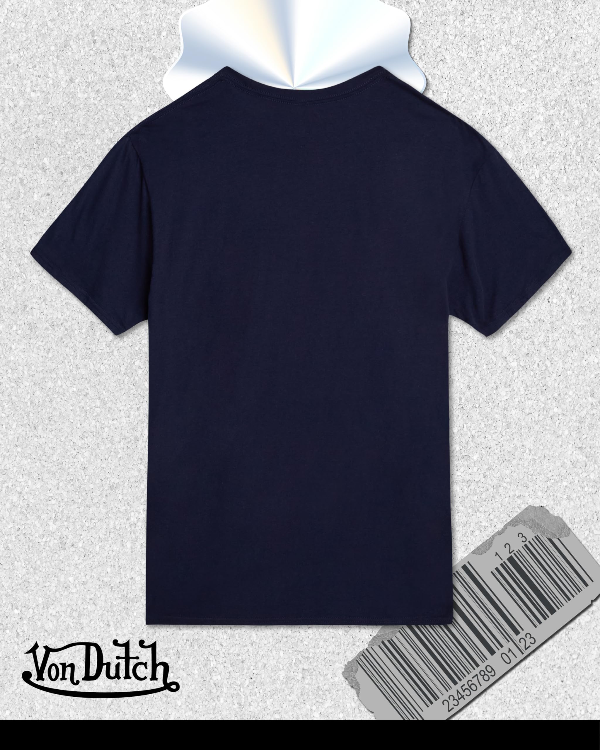 Von Dutch T-shirt con grafica vintage per uomo e donna, unisex, abbigliamento Y2K, camicie classiche retrò streetwear (taglie: S-XL)
