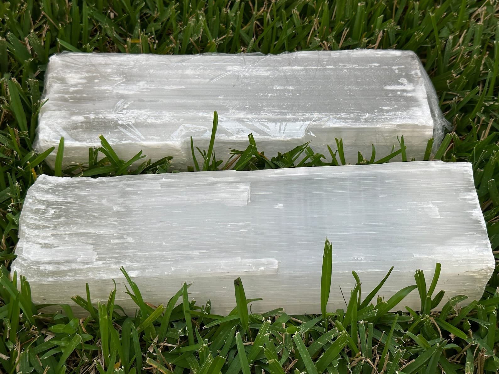 8lb Bulk Selenite Logs & Wands – Natural Raw Crystal, 12-14 Inch Bars For Energy Cleansing & Charging 5 thumbnail image