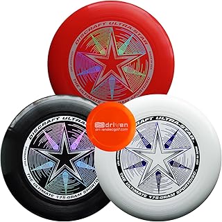 Discraft Ultimate Disc Bundle - Set of 3 175g Ultra Stars (White - Yellow - Orange)