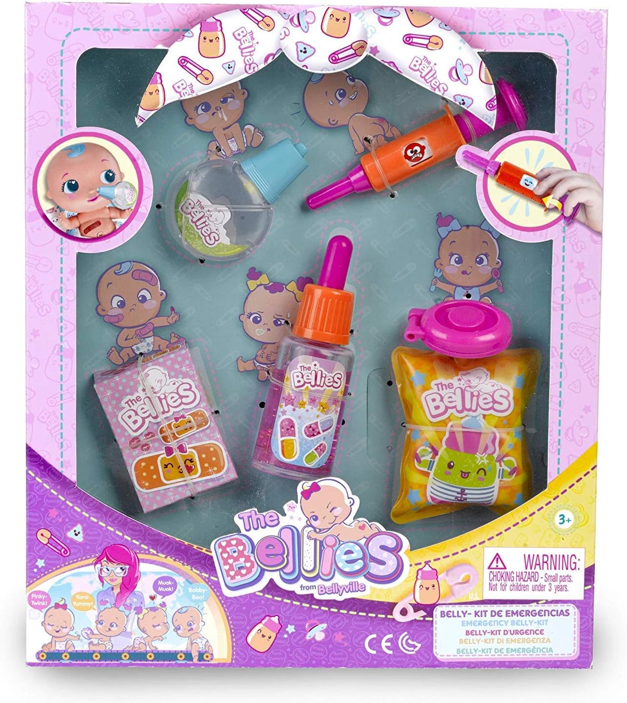 Bellies - Emergency Belly Kit For Bellies Dolls - Bandages, Syringes, and Toy Medicine