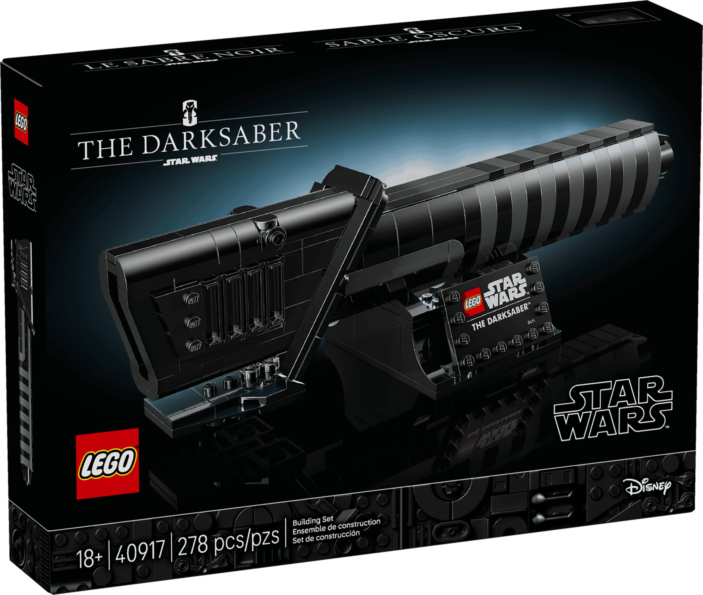 LEGO Star Wars The Darksaber – 278-Piece Buildable Lightsaber