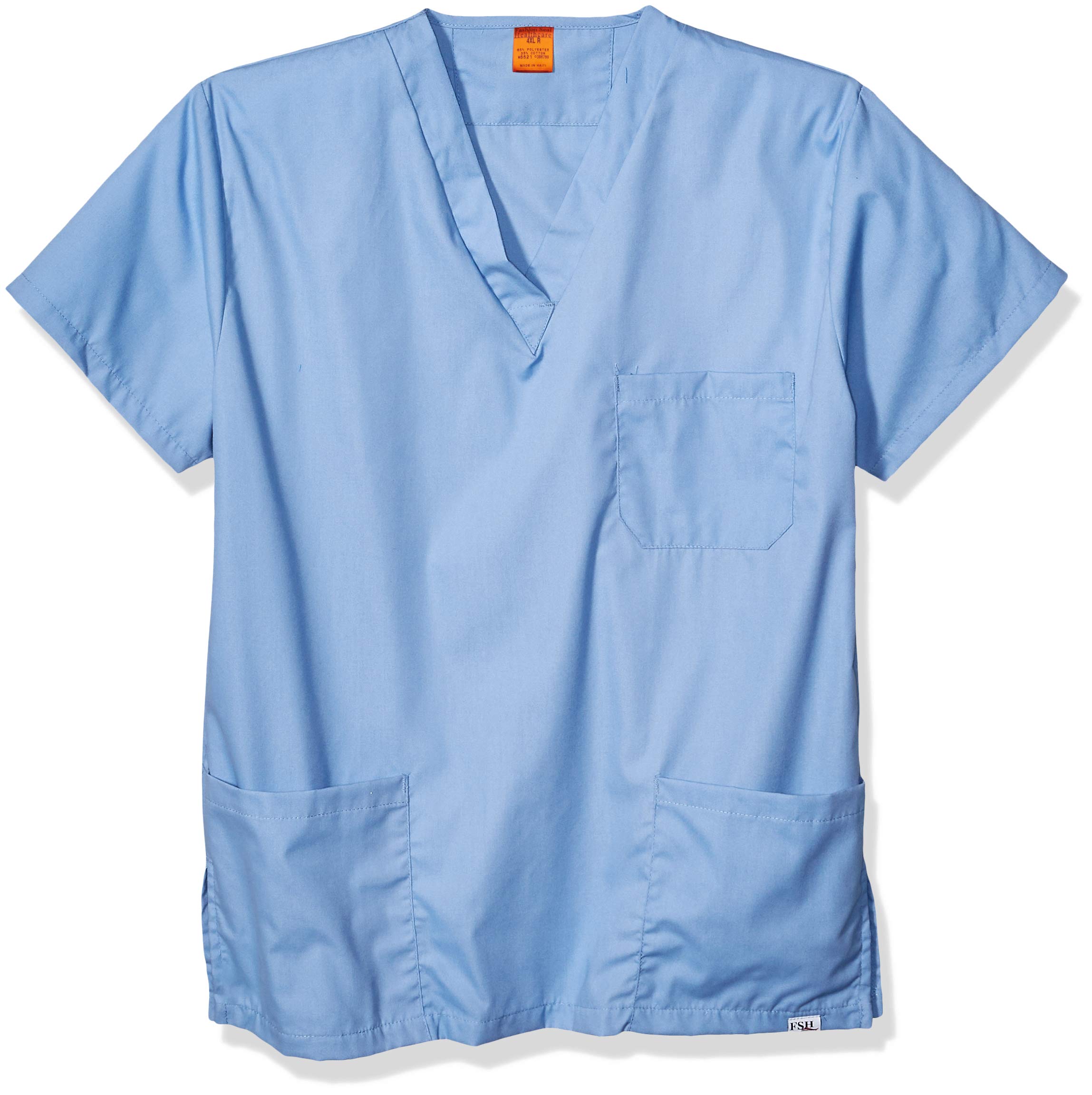Fashion Seal Healthcare mens Unisex Ciel Simply Soft 3Pkt Scrub Shirt Medical Scrubs Shirt