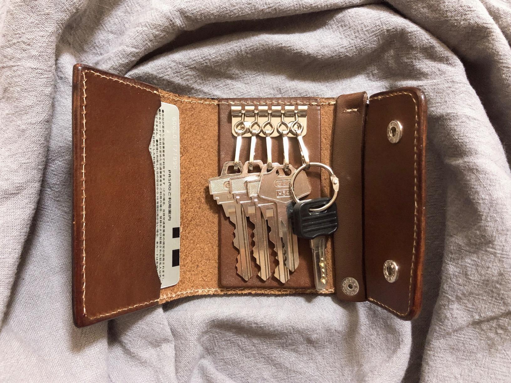 Amazon.co.jp: Double Wood Japan Key Case, Smart Key, Genuine Leather ...