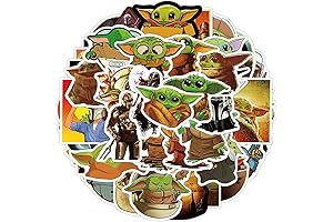 50pcs Master Yoda Baby Stickers