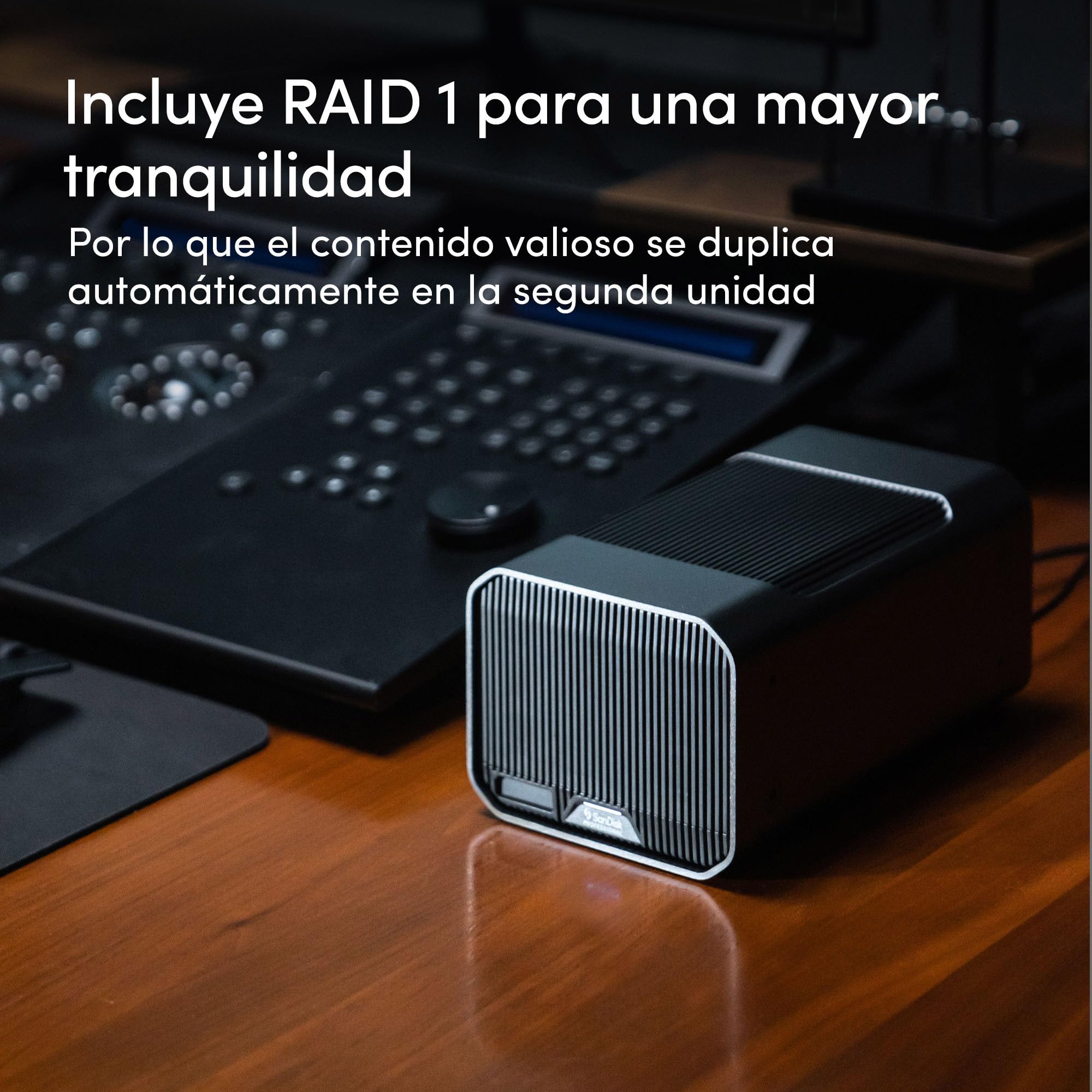 G-Drive G-Raid Mirror 24TB Raid Disco Duro de sobremesa de Clase empresarial, Thunderbolt 3 (40Gbps), USB (10Gbps), hasta 250 MB/s, Memoria Ultrastar de 7200 r. p. m. en el Interior