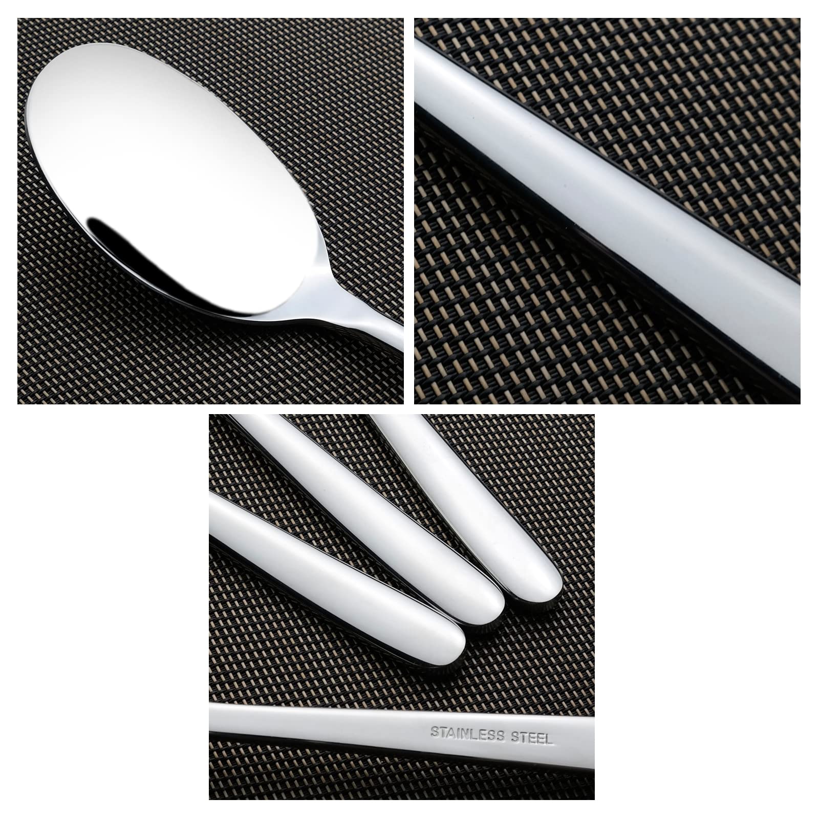 Homikit Set Di 6 Cucchiai Da Portata Grandi, In Acciaio Inox