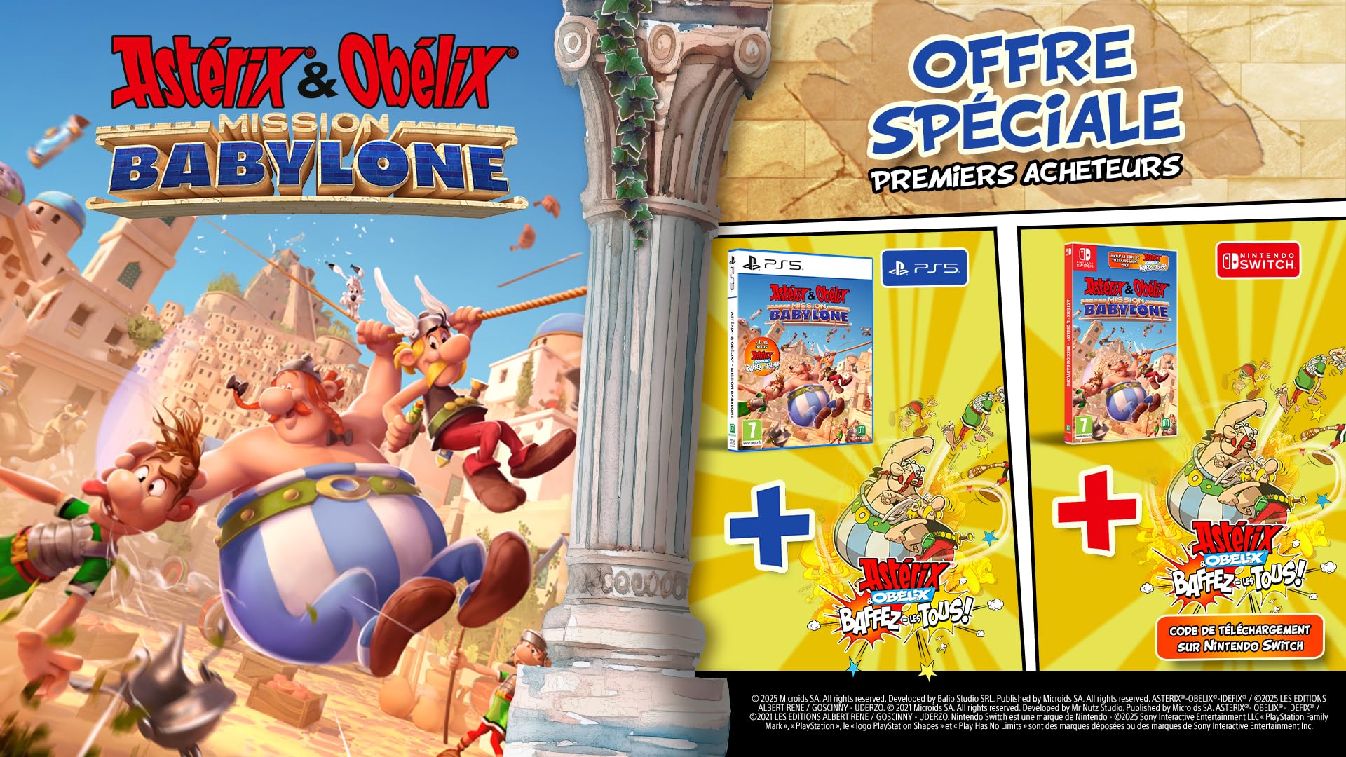 ASTERIX & OBELIX - MISSION BABYLONE Switch
