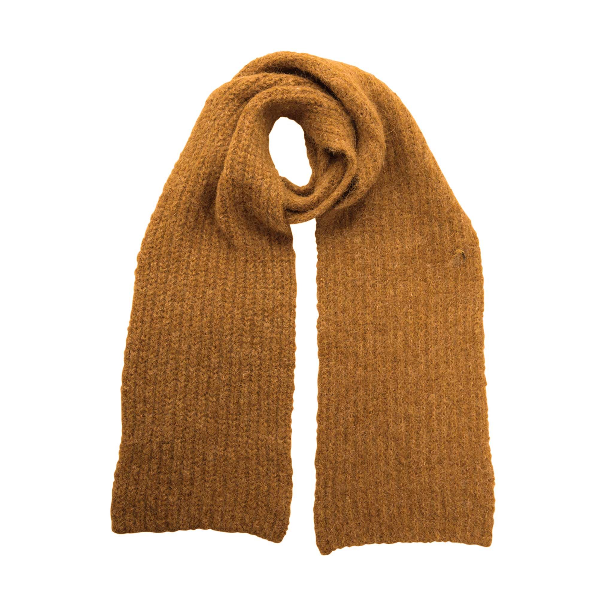 Heritage Traditions Unisex Rust Fomo Skinny Scarves Soft Touch (Rust)