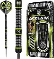 Amazon.com : WINMAU MvG Acclaim Steel Tip 25g Dart Set