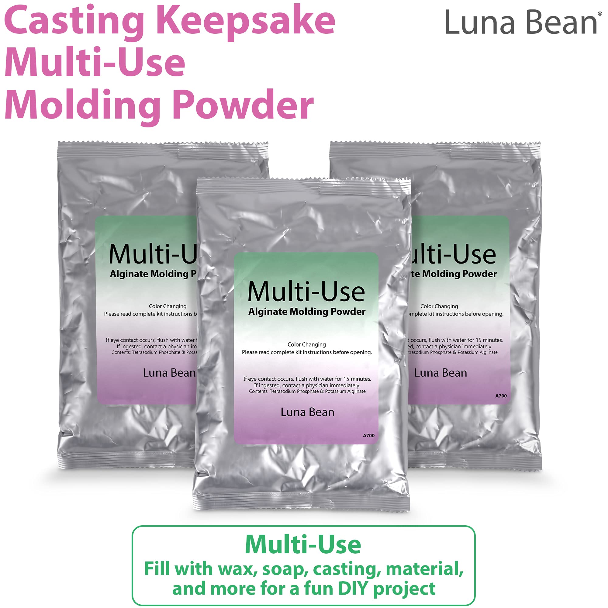 Alginate Molding Powder for Hand Casting Kit & MultiUse Projects 3