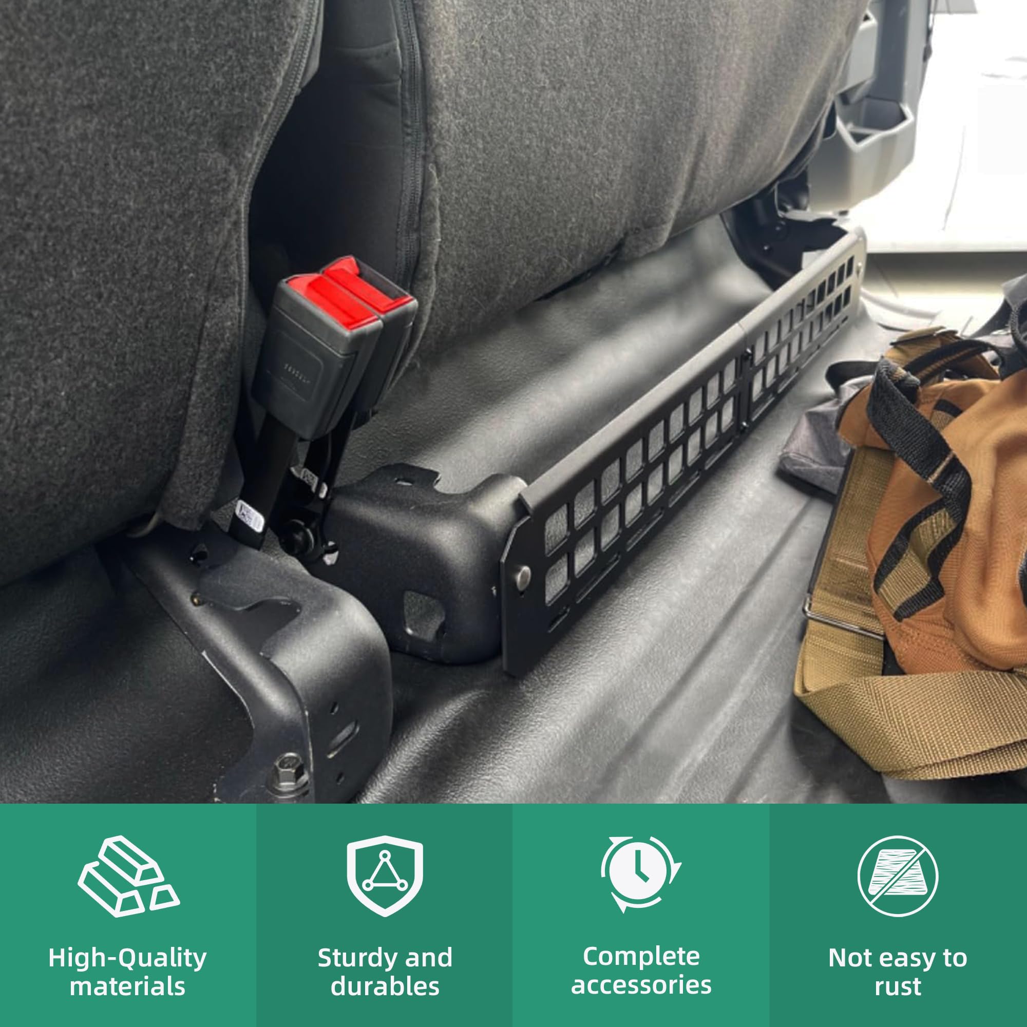 ROUGH COUNTRY Under Seat Storage Box 2015-26 Ford F150 / 2017-26 Ford Raptor Crew Cab - City Car 4x4 - View #11