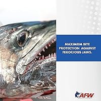 Vista 6 de AFW Alambre Líder Duro de Una Hebra de Acero Inoxidable a Prueba de Dientes - Brillante y Camuflaje para Tiburón, Barracuda, Caballa Real, Wahoo