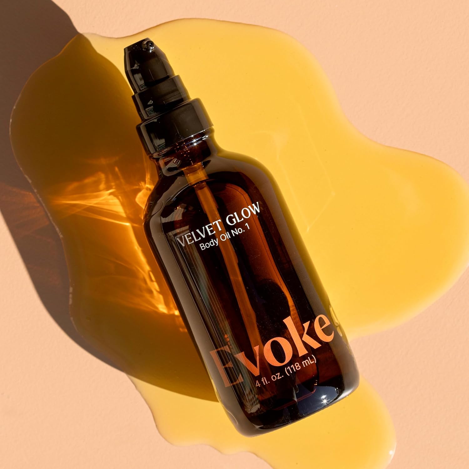 Plant Therapy Evoke Velvet Glow Body Oil 4 oz Ultra Hydrating & Quick Absorption for Silky Soft Skin, Enriched with Squalane, Argan, and Vitamin E, Luxurious All Natural Scent