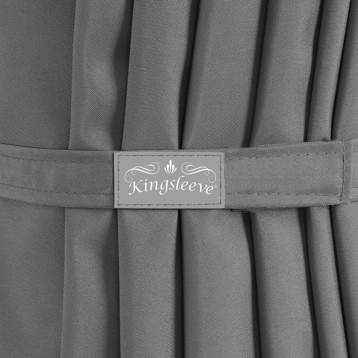 Kingsleeve Ombrellone da Balcone 200 cm UV 80+ Inclinabile | 2 Metri, in Alluminio, da Giardino, Spiaggia, Terrazza, Parasole, Regolabile, con Custodia