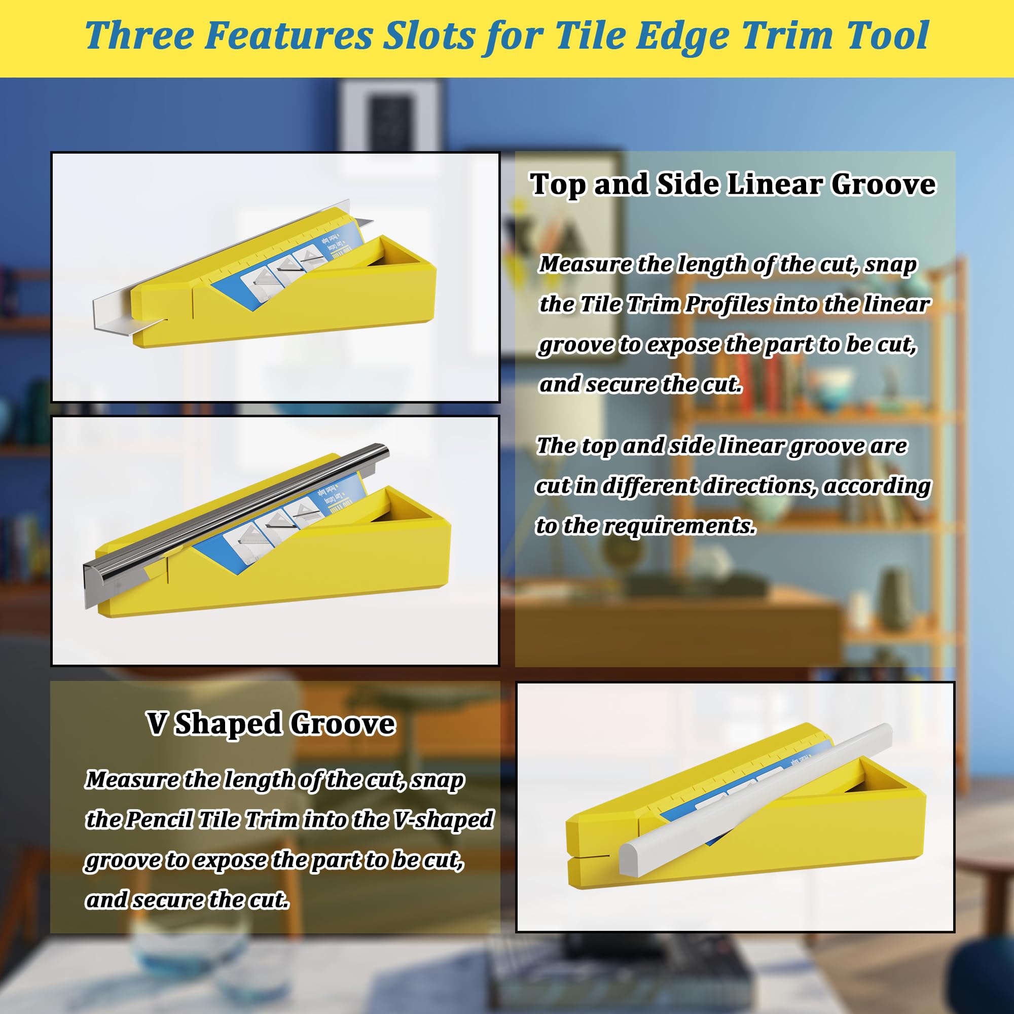 TileTrim - Herramienta de corte (amarillo)
