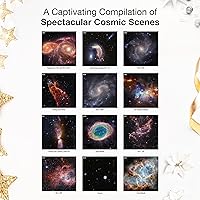 Vista 31 de RED EMBER Astronomy 2026 Wall Calendar 12 Month 12" x 24" Open Thick & Sturdy Paper Giftable Calendar 2026