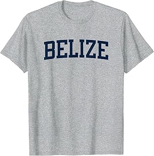 Belize Collegiate Style Varsity Block Letter T-Shirt