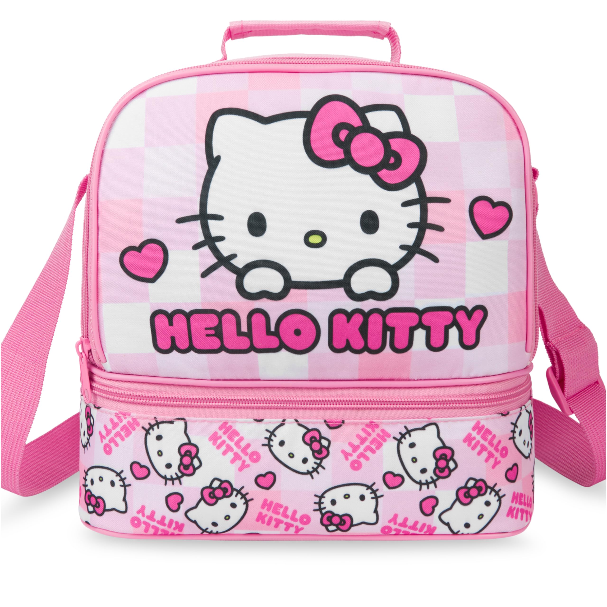 Get Trend Hello Kitty Girls Insulated Lunch Bag with Dual Compartments
