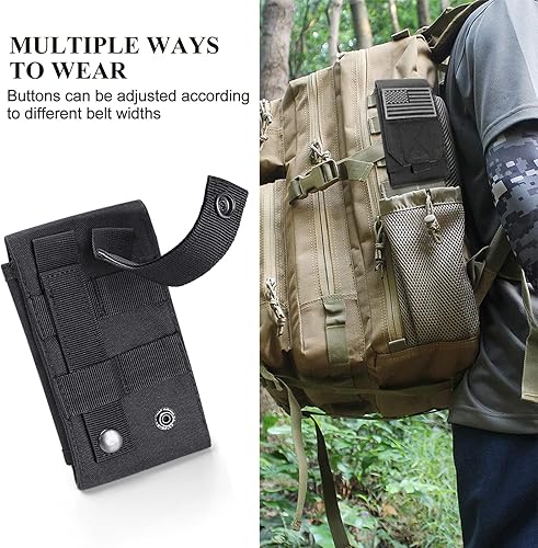 Miniatura 7 de Funda táctica negra para teléfono celular, resistente al agua, para iPhone 11, 12, 13 Pro Max, Samsung S22, S21, S20, FE, Note 20, A13, A12, A02S,