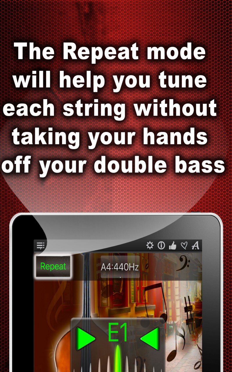 Double Bass Tuner App on Amazon Appstore