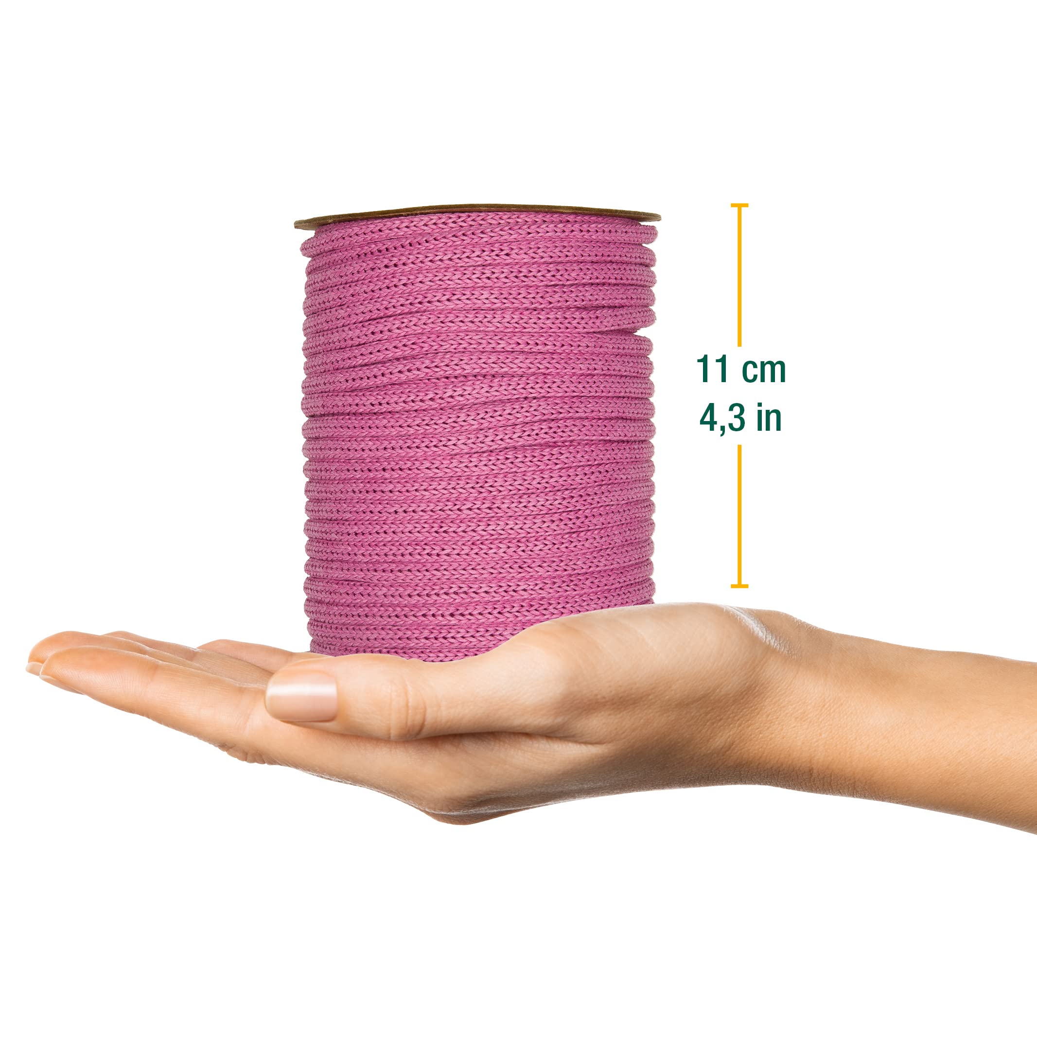 Halbach Seidenbänder Premium Paper Knitting Tube, Width: 4 mm, Length: 30 m, Tube Yarn, Fillable and Tear-Resistant - Image 2