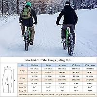 Vista 6 de Pantalones de ciclismo para hombre con acolchado de gel de compresión, mallas elásticas para bicicleta